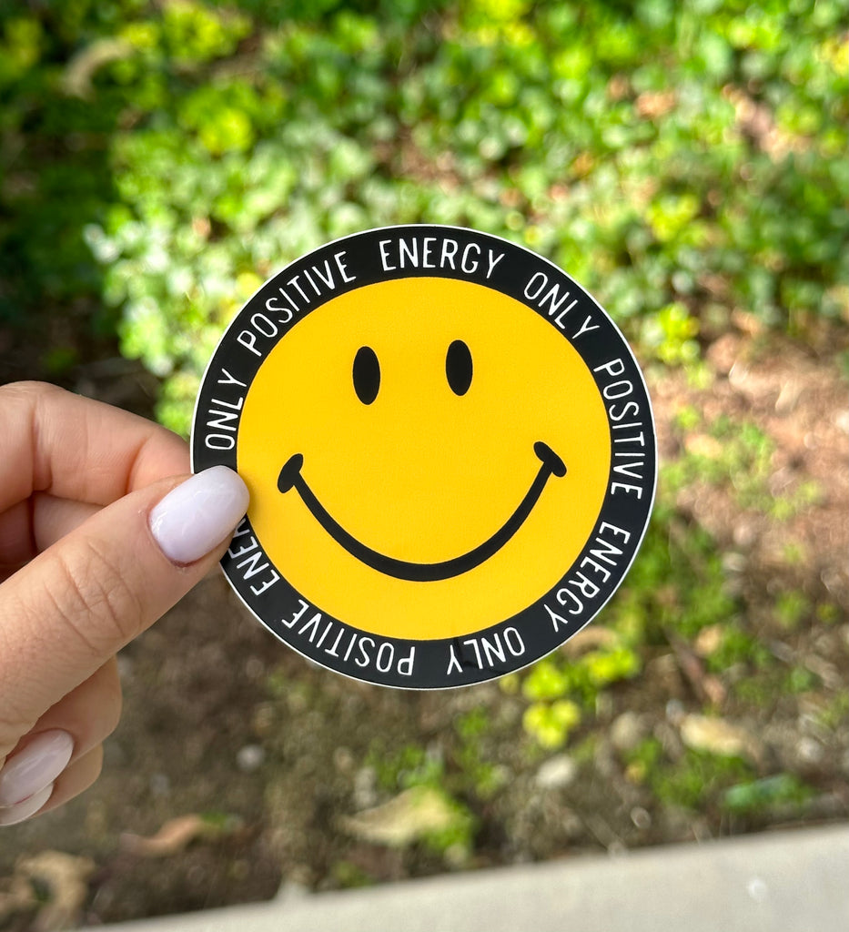 Be Positive Badge - Just Stickers : Just Stickers